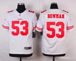 nike san francisco 49ers #53 bowman white elite jerseys