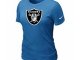 Women Okaland Raiders L.blue T-Shirts