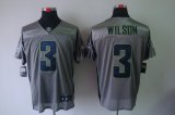 nike nfl seattle seahawks #3 wilson elite grey jerseys [shadow]
