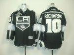youth nhl los angeles kings #10 richards black and white jerseys