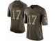 nike nfl green bay packers #17 davante adams army green salute to service limited jerseys