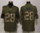 nike san francisco 49ers #28 hyde army green salute to service l