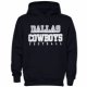 nfl dallas cowboys navy blue practice graphic pullover hoodie