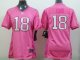 nike women nfl green bay packers #18 cobb pink [2012 nike love]