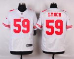 nike san francisco 49ers #59 lynch white elite jerseys