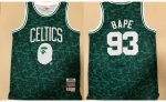 Boston Celtics #93 Bape Green Jersey