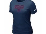 Women New York Giants D.Blue T-Shirt