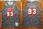 Miami Heat #93 Bape Black jersey