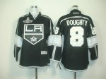 youth nhl los angeles kings #8 doughty black and white jerseys [