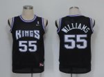 NBA Jerseys Sacramento Kings 55 Williams Black