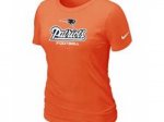 Women New England Patriots Orange T-Shirt