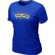 women nba san antonio spurs big & tall primary logo blue T-Shirt
