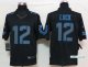 nike nfl indianapolis colts #12 luck black jerseys [nike limited