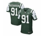 nike nfl new york jets #91 richardson elite green jerseys