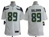 nike nfl seattle seahawks #89 carlson white jerseys [game]