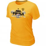 women nba oklahoma city thunder yellow T-Shirt [2012 Champions]